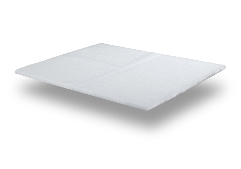 Alpha Fleece Standard Bed Pads, White 30