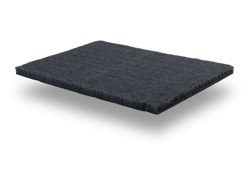 Palace Pet Super Deluxe Ribbed Pet Bed, Charcoal 18