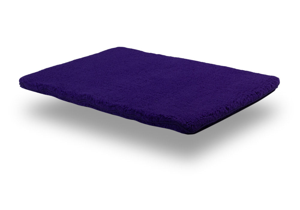 Unreal Lambskin Plush Brute Sewn Pet Bed, Purple 23