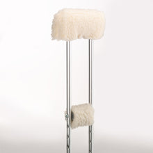 Load image into Gallery viewer, Unreal Lambskin Ultra Premium Crutch Arm Pads, One-Size, Natural